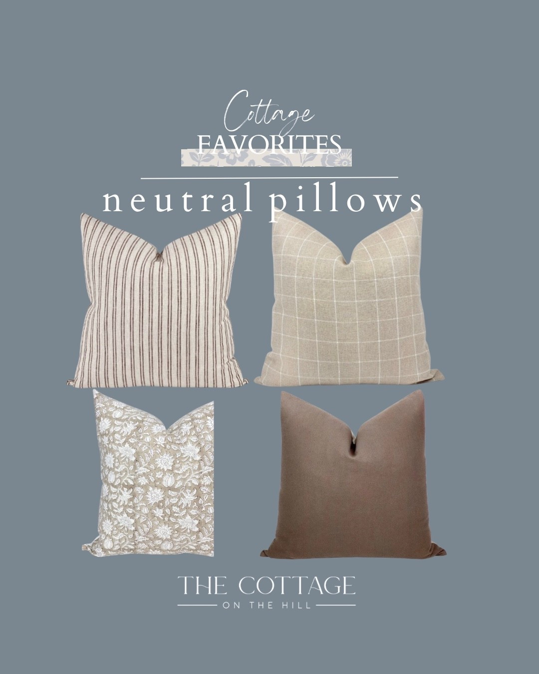 Here are some neutral pillows to layer in your bedroom

#LTKHome