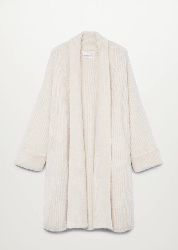 Chunky knit cardigan | MANGO (US)
