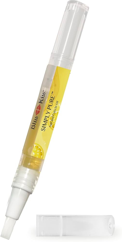 Bliss Kiss | 1 Crisp Fragrance | Nail Oil Cuticle Pen w/Vitamin E & Jojoba⏤Nail Strengthener Na... | Amazon (US)