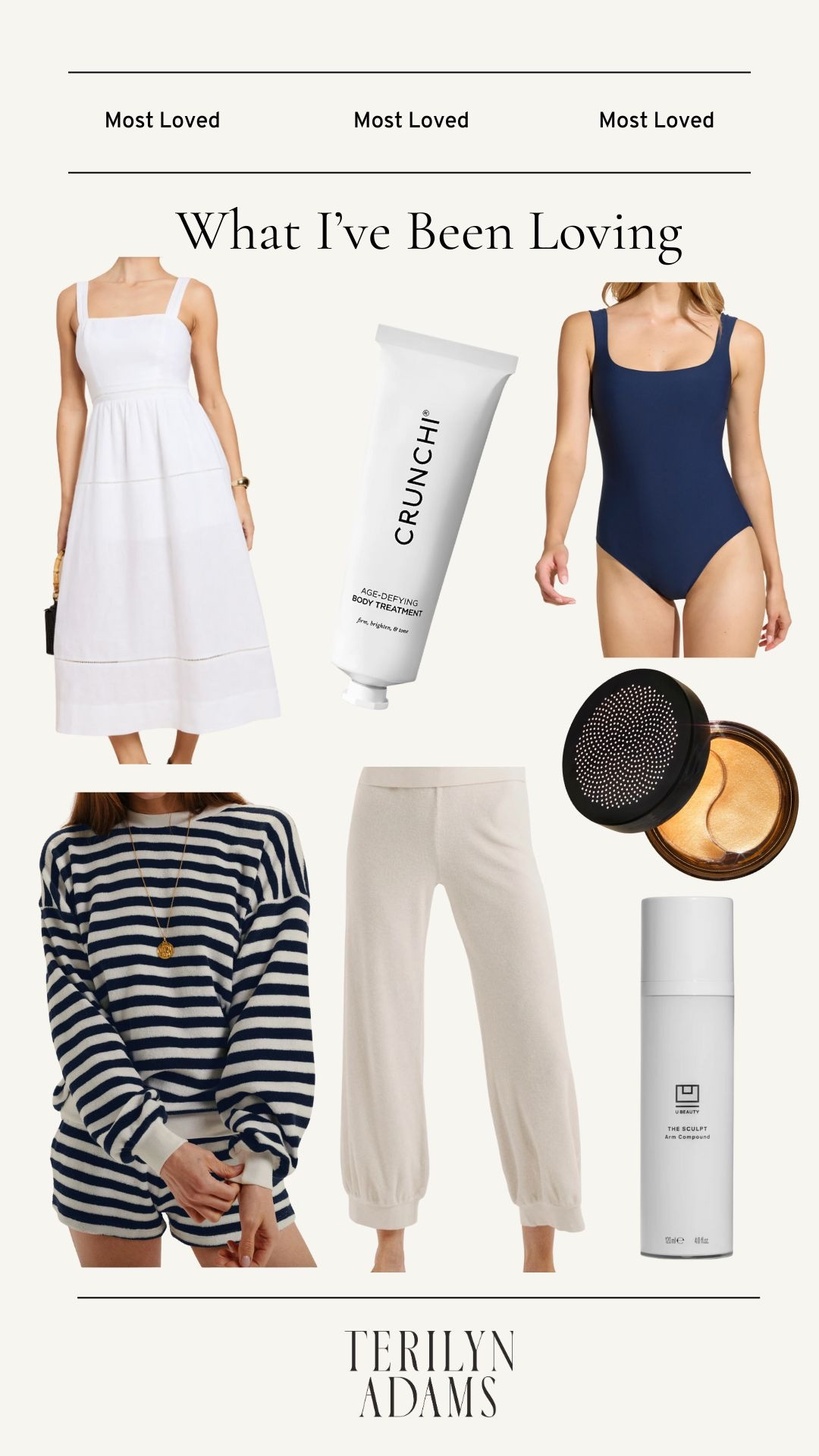 My most loved recently!!! Dress, swimsuit, anti-aging cream, terry lounge set, eye patches, neck cream!

#LTKSwim #LTKBeauty #LTKStyleTip
