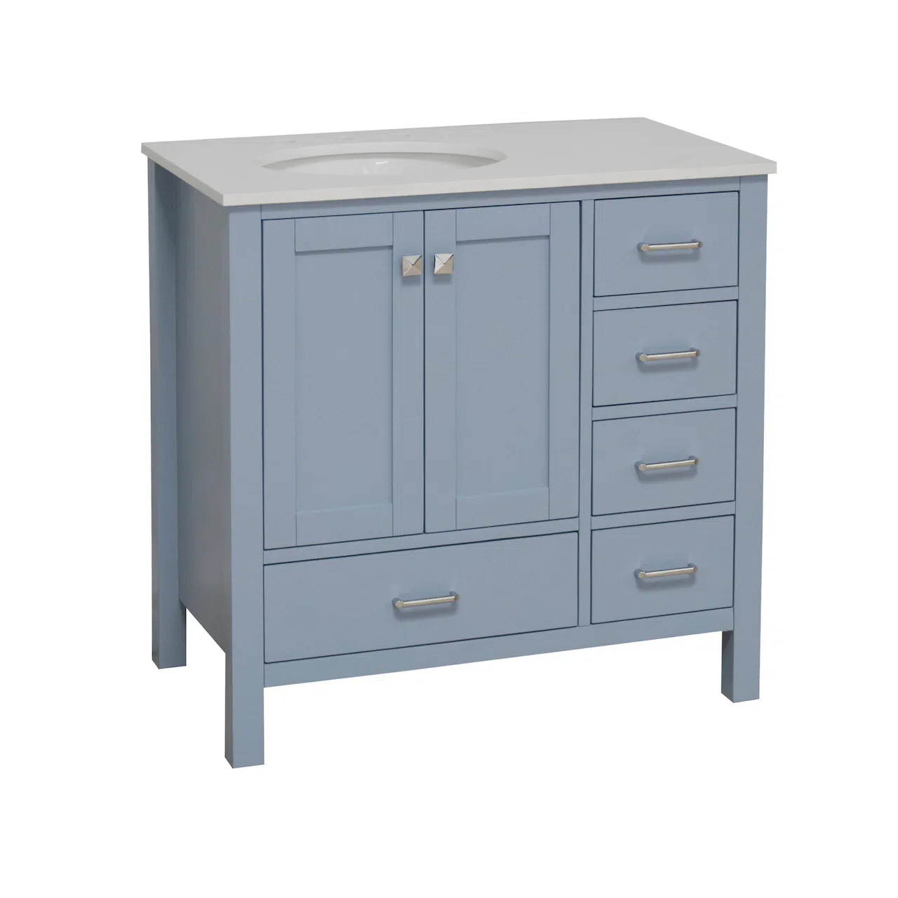 Claudett 36'' Single Bathroom Vanity with Top | Wayfair North America