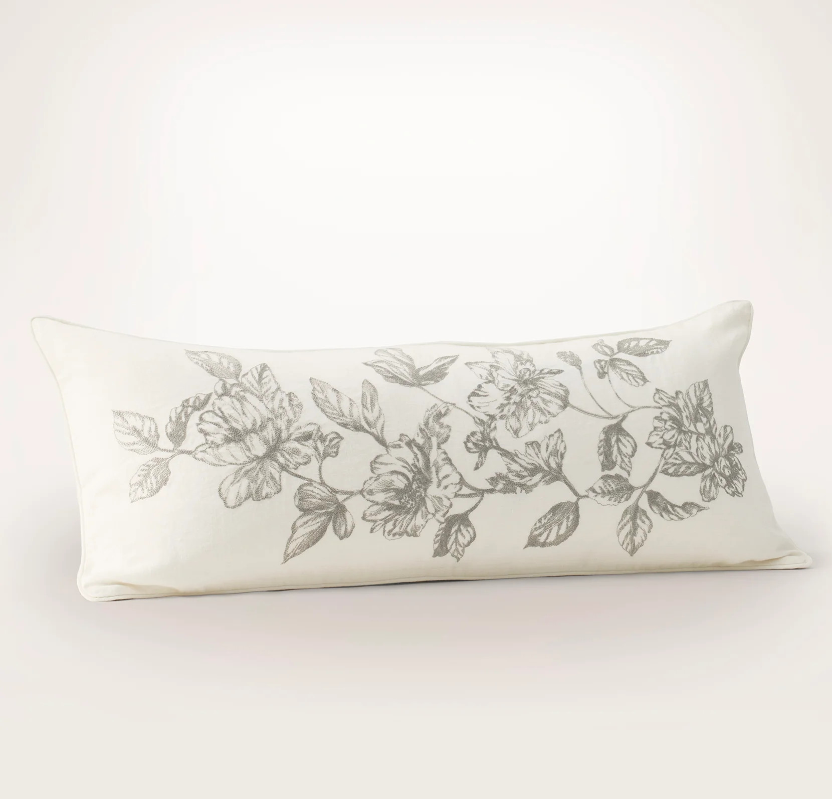 Etched Peony Pillow Cover (Lumbar) | Boll & Branch