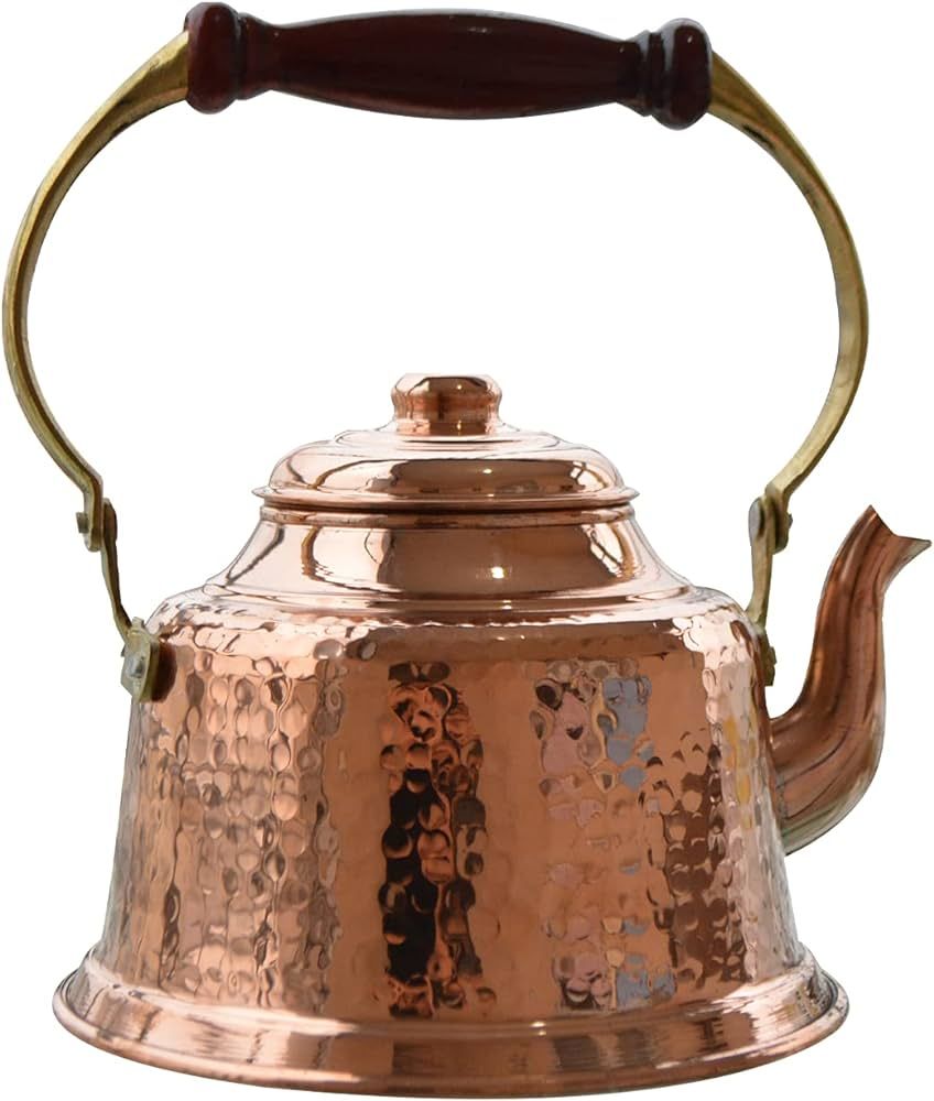 Copper Teapot, Copper Kettle, Copper Tea Kettle, Vintage Kettle, Copper Brass Kettle Handmade Cop... | Amazon (US)