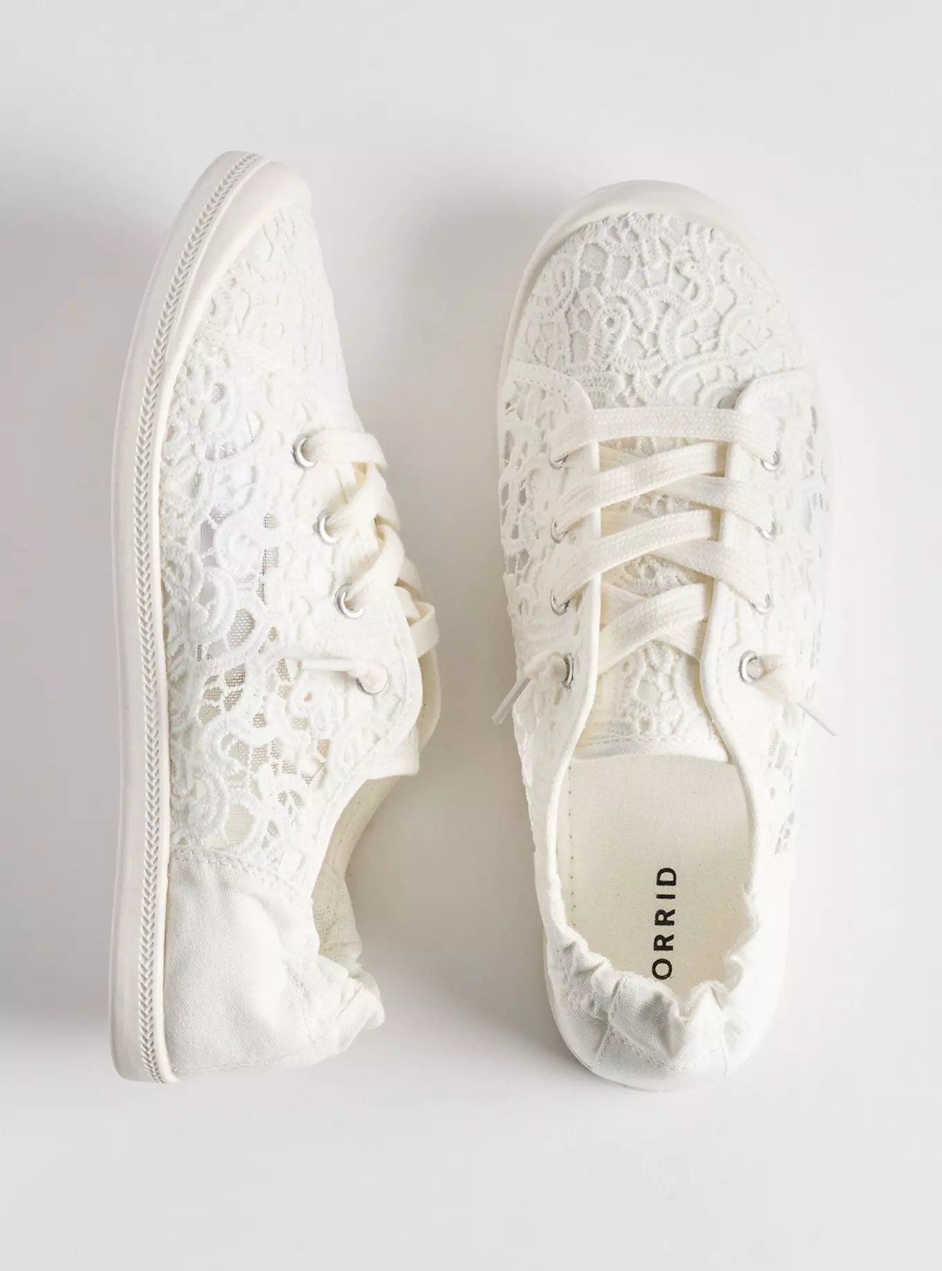 Crochet Ruched Sneaker (WW) | Torrid (US & Canada)