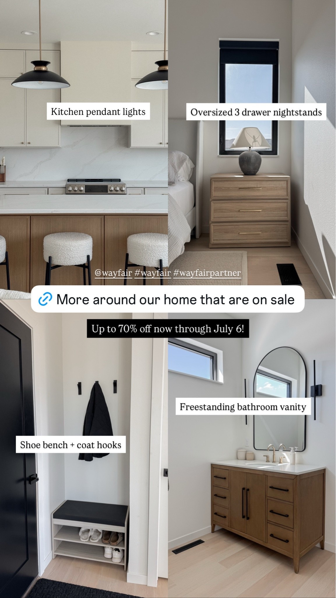 @Wayfair Fourth of July Clearance! Up to 70% off now through July 6th 💜 #wayfair #wayfairpartner

#LTKSaleAlert #LTKHome #LTKSeasonal