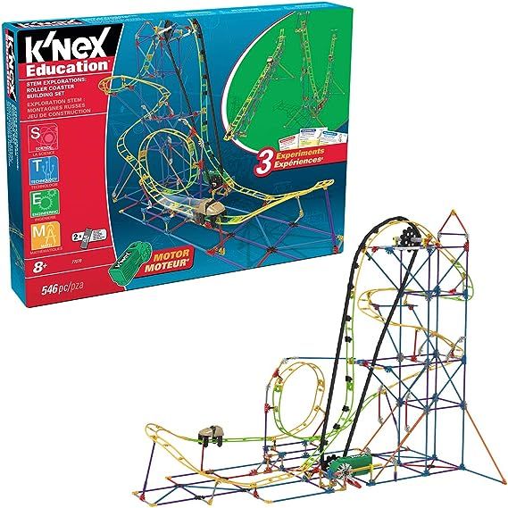 K'NEX Education ‒ STEM Explorations: Roller Coaster Building Set – 546 Pieces – Ages 8+ Con... | Amazon (US)