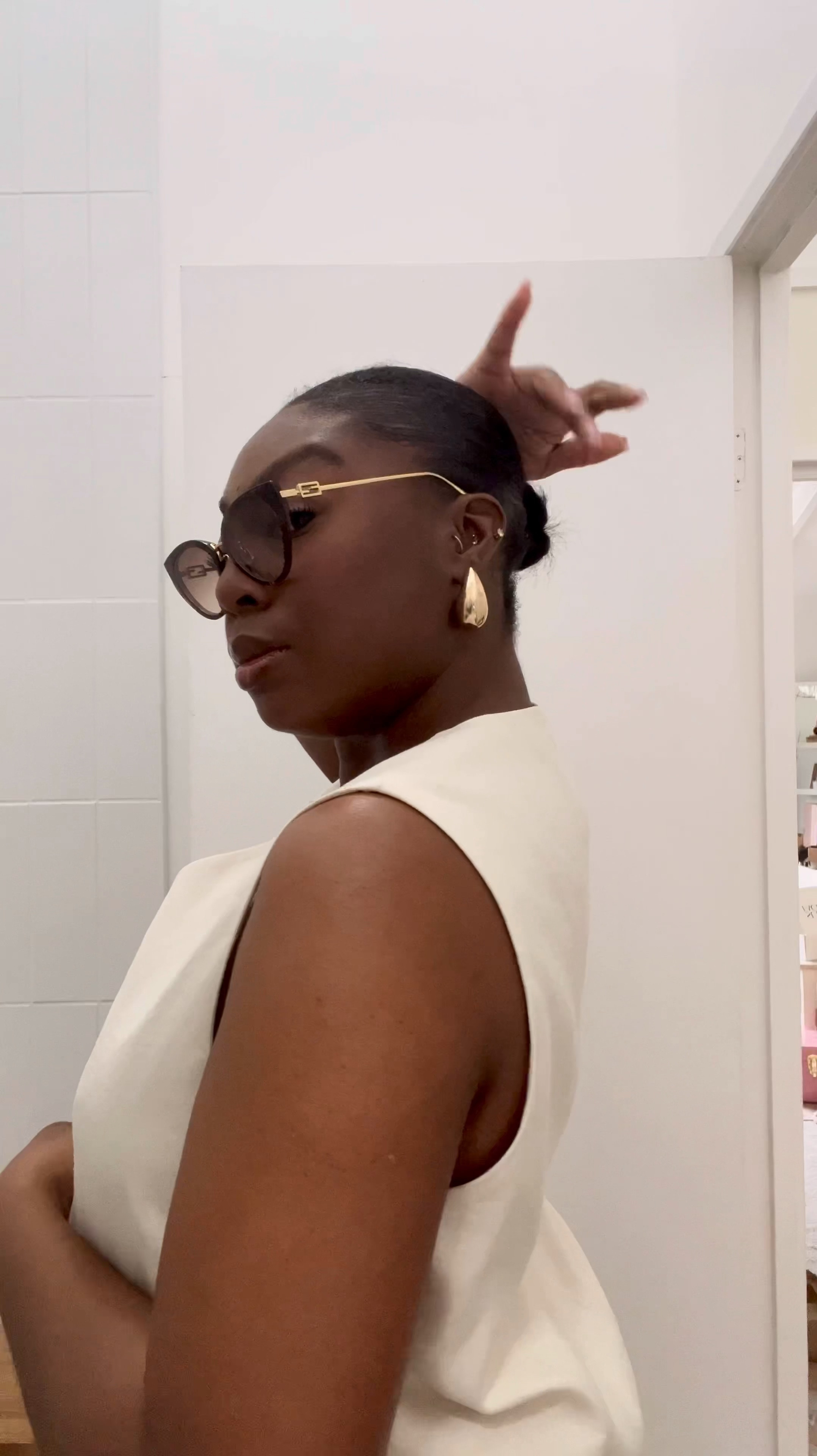 Finishing Touches 👇🏾🤎✨

The @fentyhair ‘Gelly type strong hold gel’ was smoothed over my hair and tied down with a head wrap overnight. Hair was LAID!!! 
I then went ahead and cleaned it up with ‘The controlling type hair thickening edge control’ and it really does its job. I find the less I manipulate it in my hair - the better. The warmth in my hand really helped melt the product and set it in place! 😍💕

I also used my recent cola lips combo from @fentybeauty which is the ‘Match stix’ in espresso & the ‘gloss bomb’ in hot chocolit… OBSESSED!!

I’m wearing my longline waistcoat from @riverisland & my knitted dress from @prettylavishuk as a maxi skirt 😍😍😍

#finishingtouches #getreadywithme #fentyhair #lipcombo #makeuptutorial #hairtutorialvideo #cleangirlaesthetic

#LTKbeauty #LTKstyletip #LTKxSephoraSale