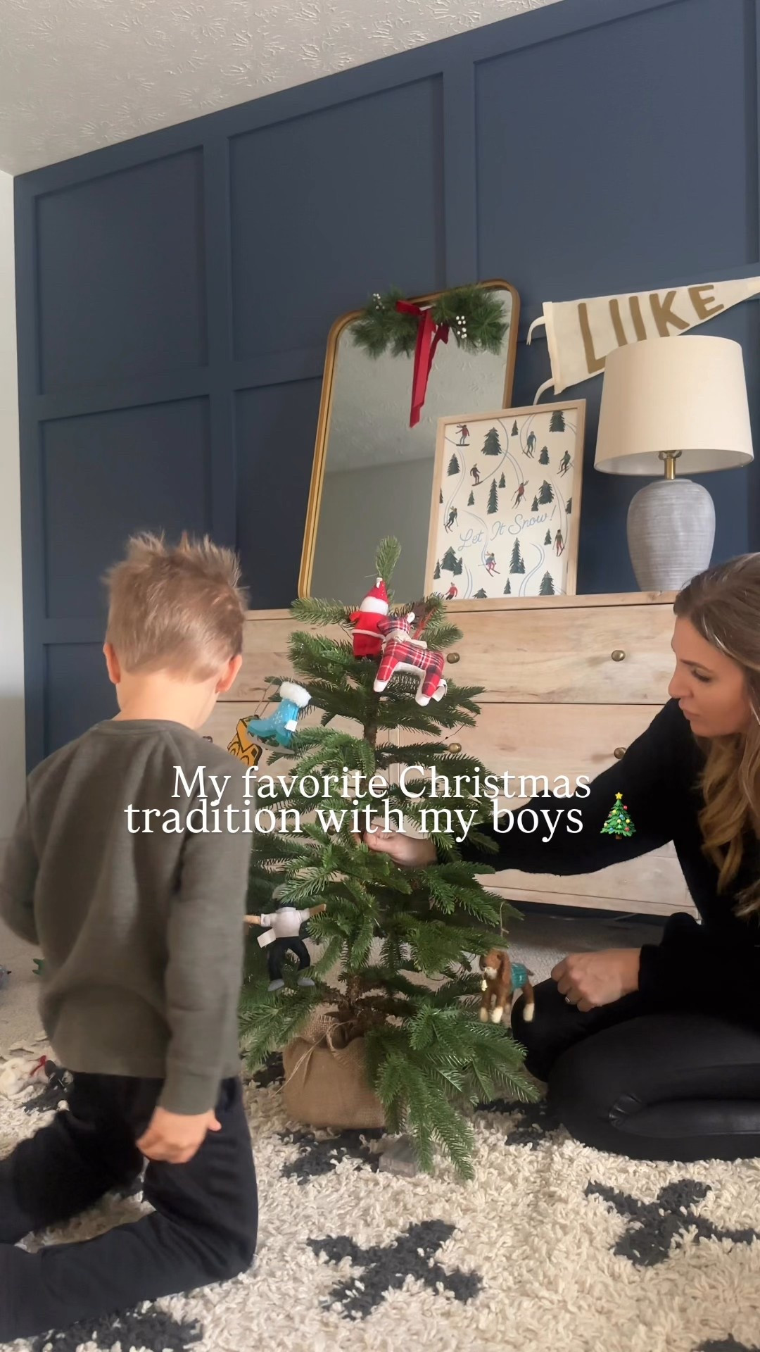 My favorite tradition with my boys!
My boys 3 ft trees are sold out, but linked similar! 

#LTKmomlife #LTKHoliday #LTKHome