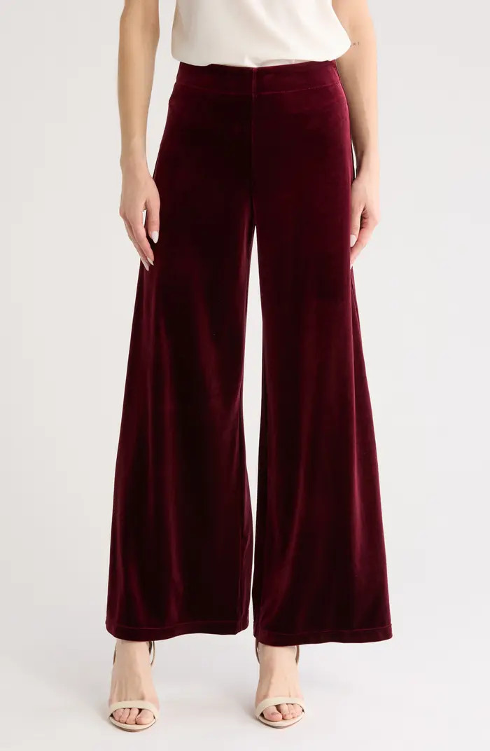 Velvet Wide Leg Pants | Nordstrom Rack