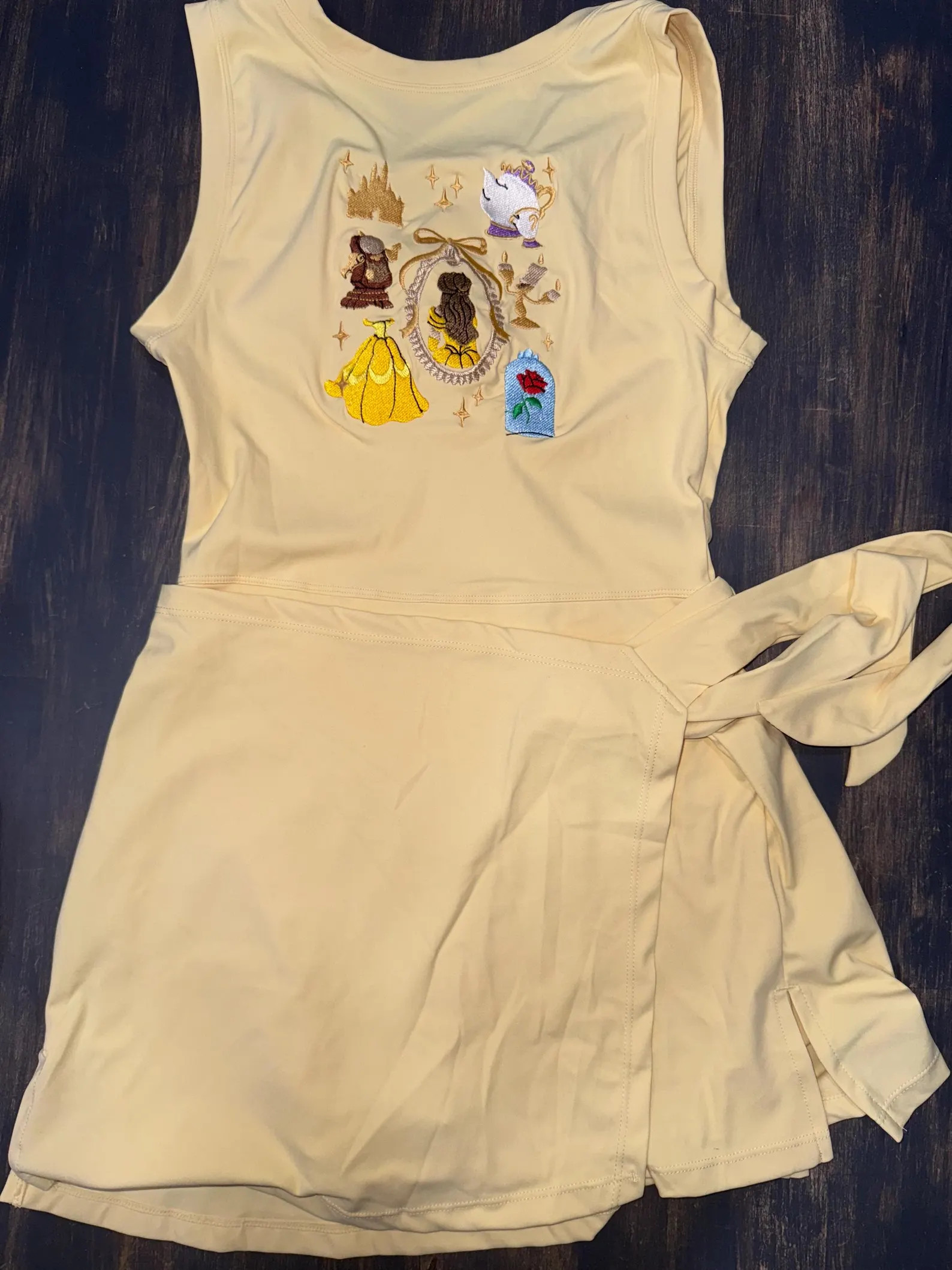Belle Disney Tennis Dress, Disney Outfit For Women, Beauty and the Beast dress | Etsy (US)