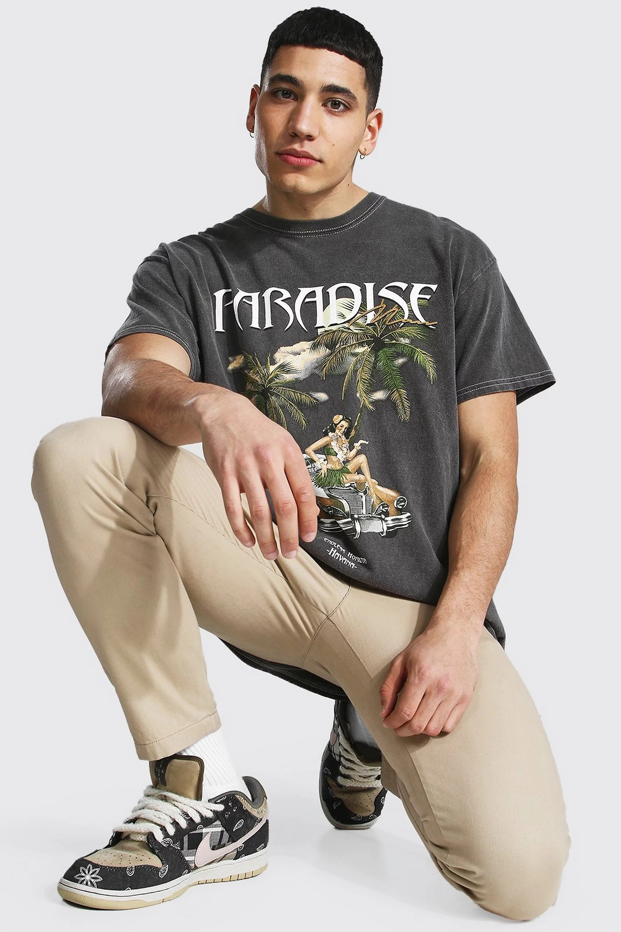 Slim Fit Chino Trousers | boohooMAN (US & CA)