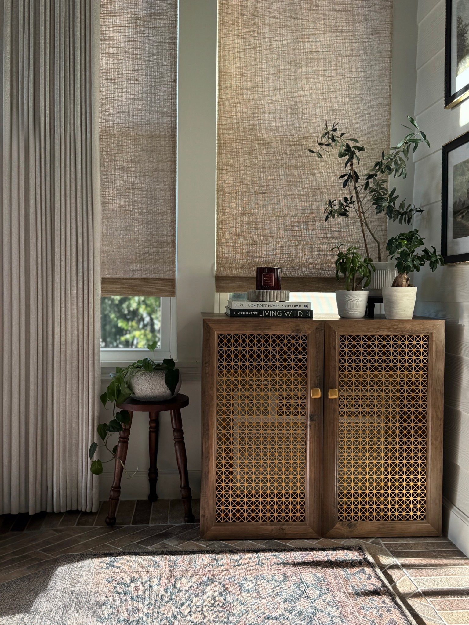 Cozy, plant-filled view from my sunroom. Where the live plants come to hibernate during the Christmas season.

#LTKSeasonal #LTKHome #LTKdayinmylife