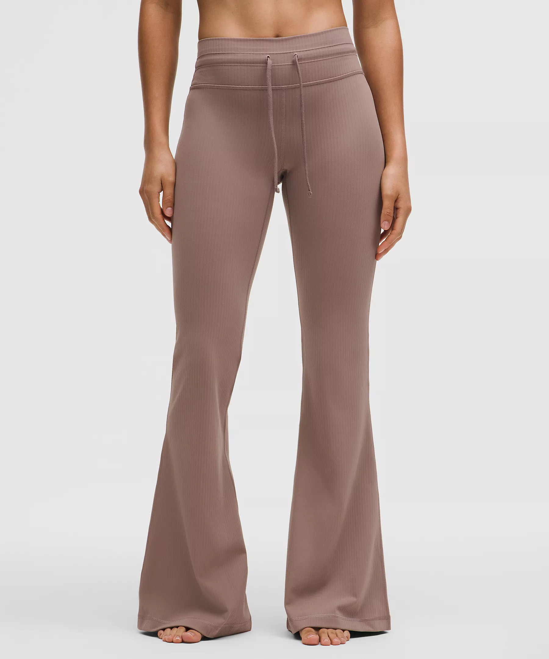 Groove High-Rise Ribbed Wide-Flare Pant | Lululemon (US)