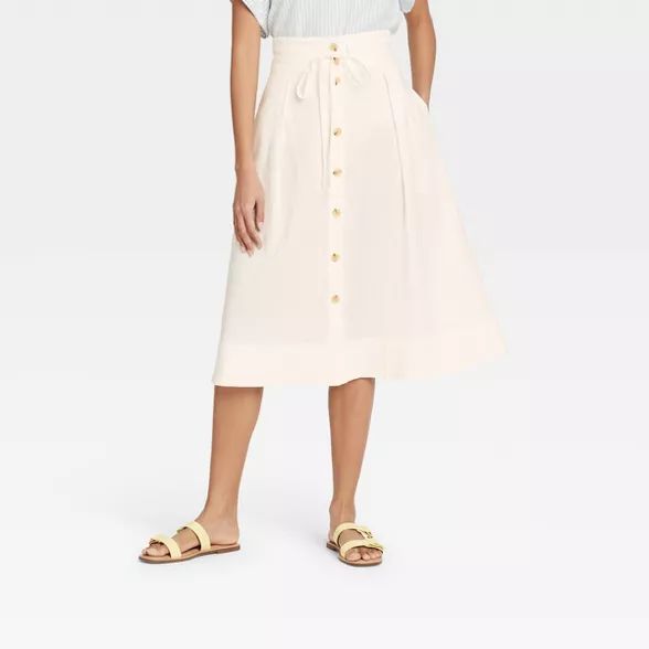 Women's Midi A-Line Skirt - A New Day™ | Target