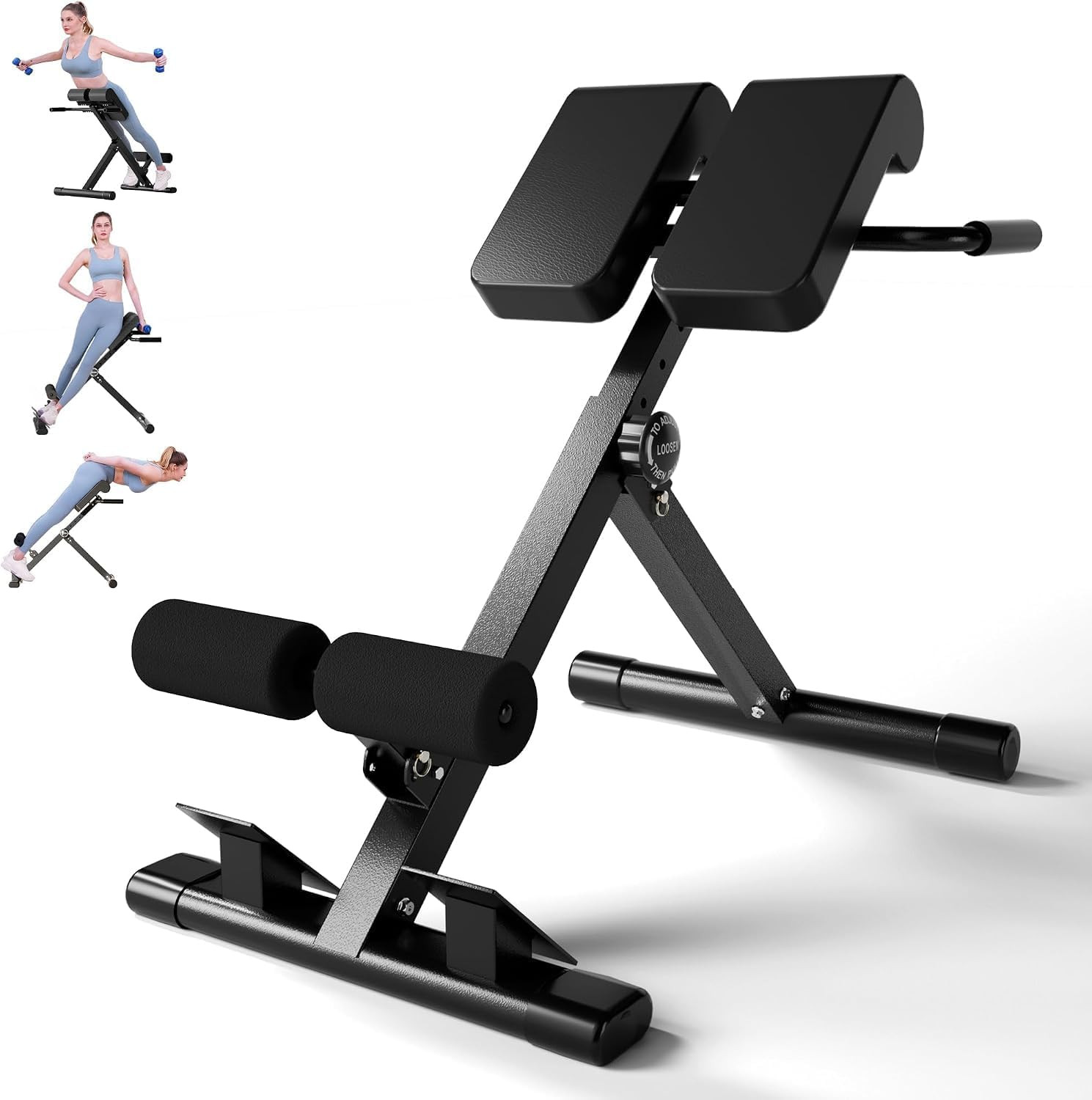 Roman Chair, Adjustable Hyperextension Bench for Men & Women | Amazon (US)