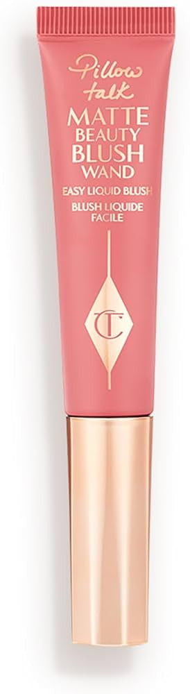Charlotte Tilbury Pillow Talk Matte Liquid Blush Wand - Matte Blush for Cheeks with Cushion Appli... | Amazon (US)