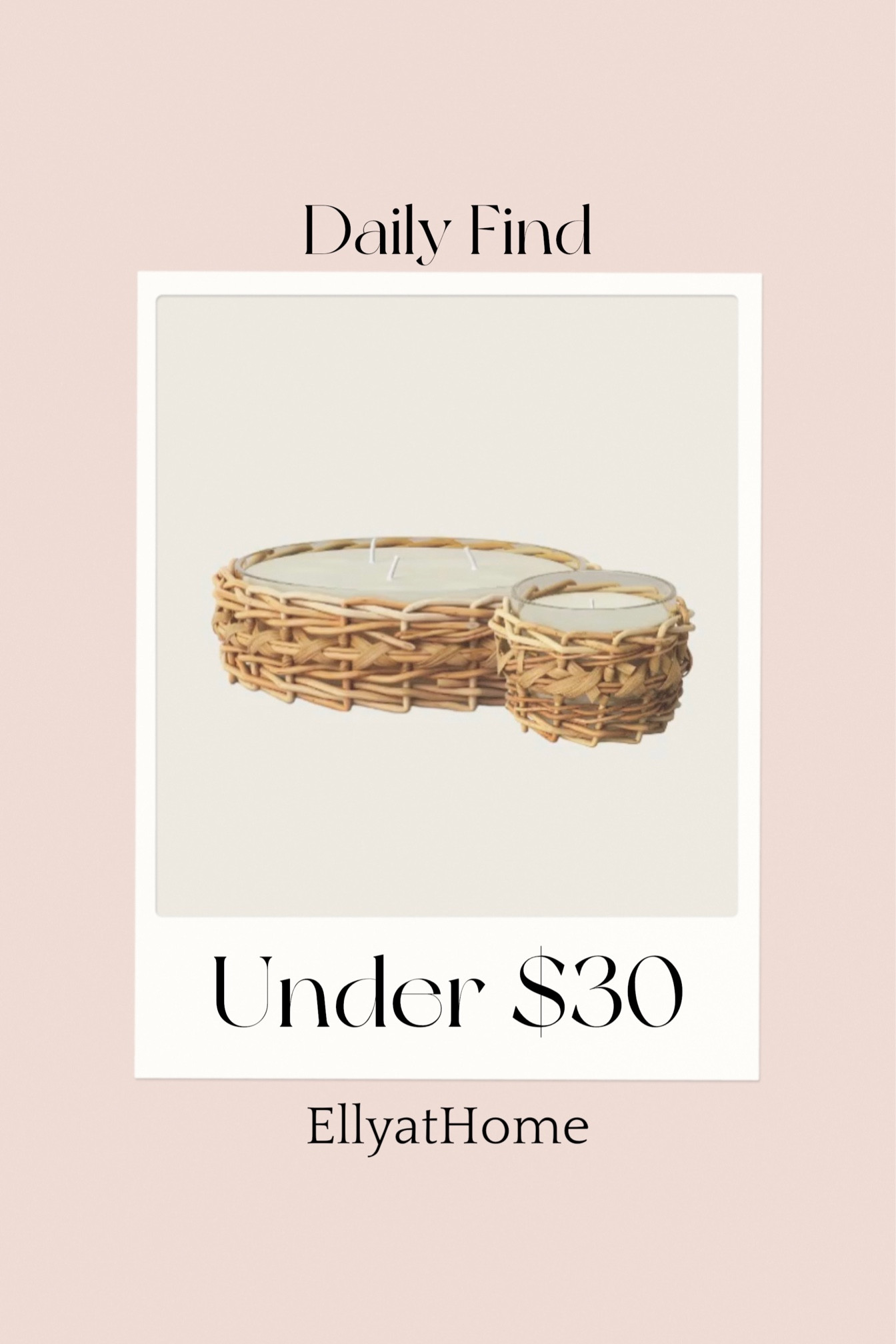 Glass and wicker candle. Threshold designed with Studio McGee at Target. Two sizes. Spring, outdoor styling, accessories. Under $30 under $20. Home decor accessories. Free shipping. Neutral styling, neutral home. 


#LTKhome #LTKunder50 #LTKFind