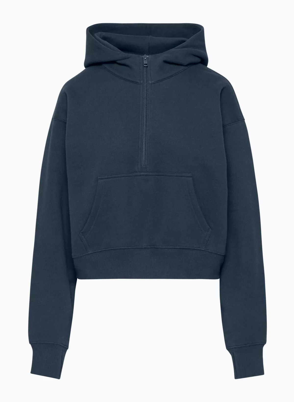 COZY FLEECE BOYFRIEND BOXY ½ ZIP HOODIE | Aritzia