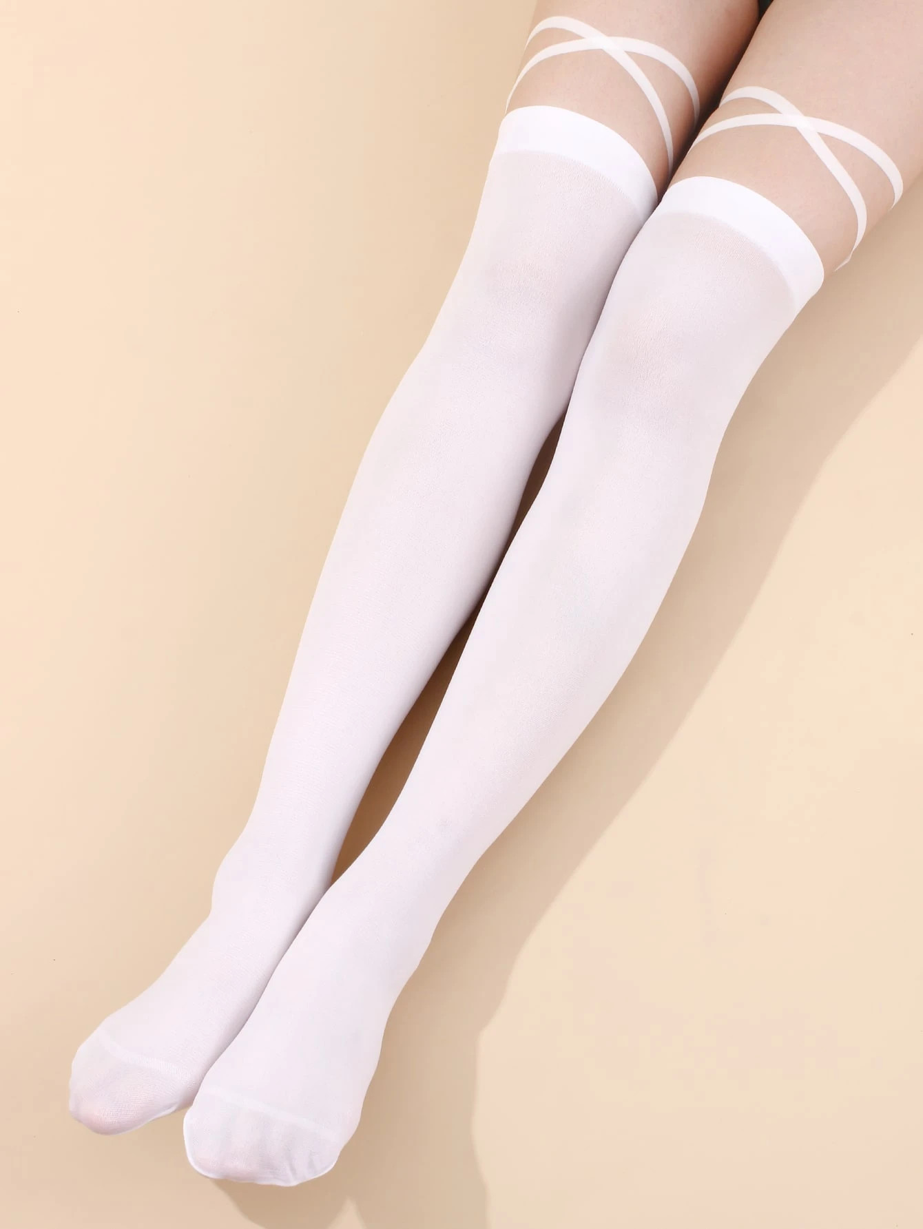 Solid Over The Knee Socks | SHEIN