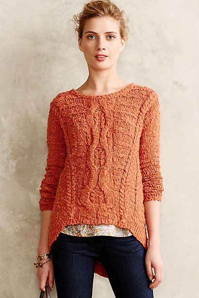 Crossed Cables Pullover | Anthropologie (US)
