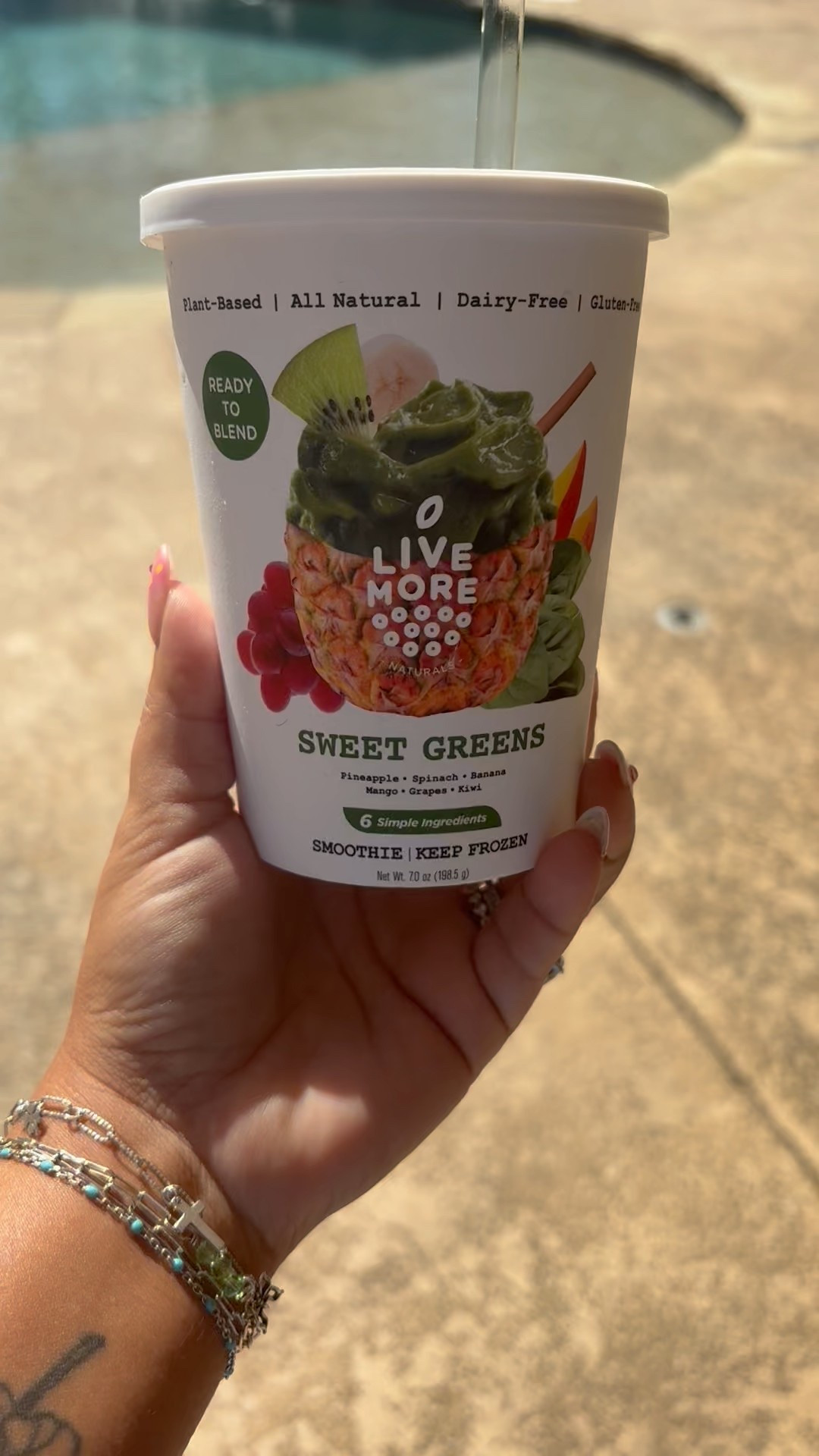 💚 Sippin’ on Sweet Greens and living that plant-based dream 🌿🍍
Only 6 simple ingredients & a whole lotta goodness! #LiveMoreNaturals #SmoothieGoals #GreenVibesOnly 💫

#LTKFamily #LTKKids #LTKActive