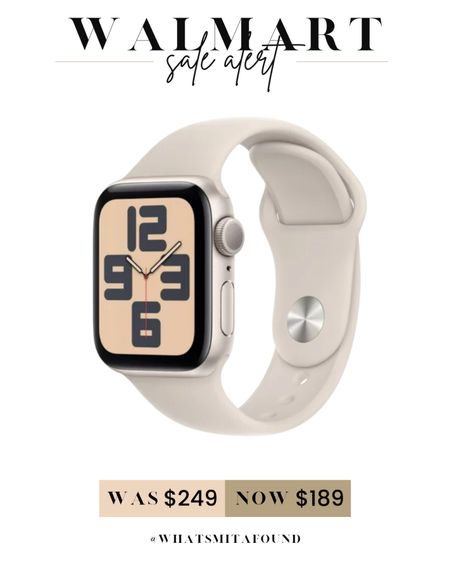 Save big on a new Apple Watch while it’s on sale at Walmart! Originally $249, now just $189! Apple Watch sale, Apple Watch on sale, Apple Watches on sale, Apple Watches sale, smart watch, smart watch sale,
Smart watch on sale, Apple Watch, Apple Watch SE, neutral Apple Watch, gold Apple Watch, affordable Apple Watch, cute Apple Watch 

#LTKActive #LTKSaleAlert #LTKFitness