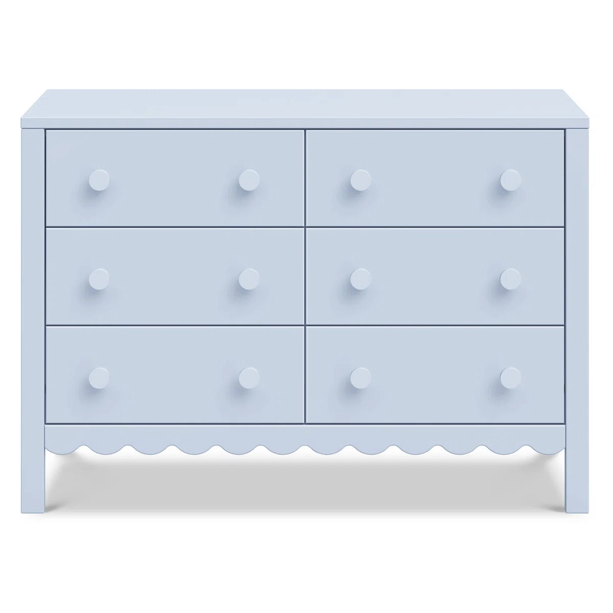 Sammy Scallop 6-Drawer Dresser | Wayfair North America