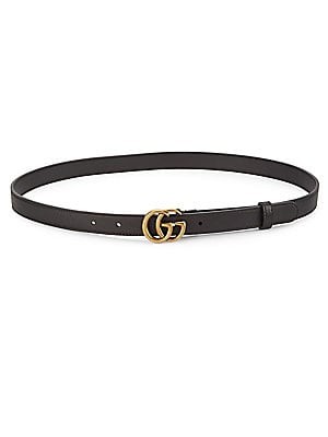 Marmont Leather Logo Belt | Saks Fifth Avenue