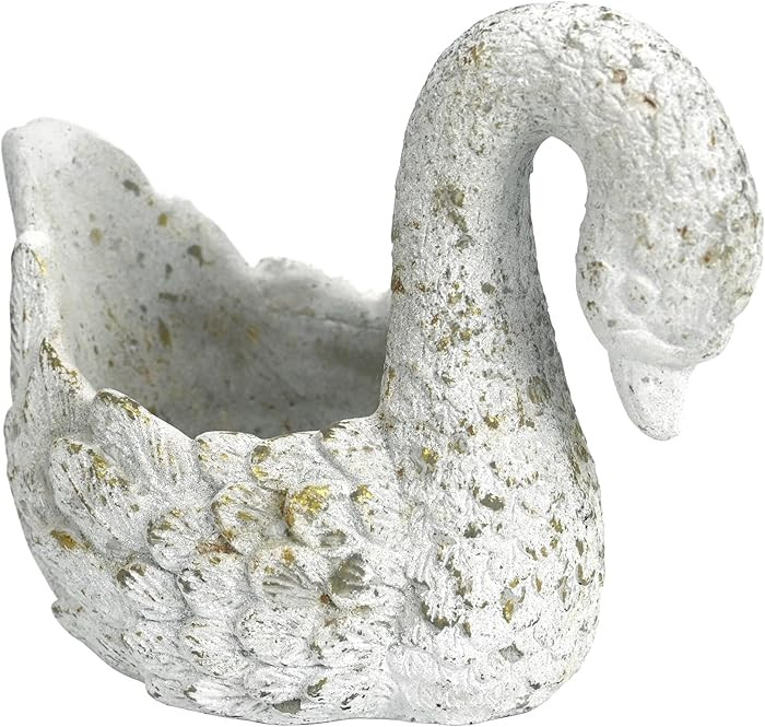 Swan Planters for Outdoor Plants Succulent Pots Indoor Unique Flower Plant Pots Cement Swan Decor... | Amazon (US)