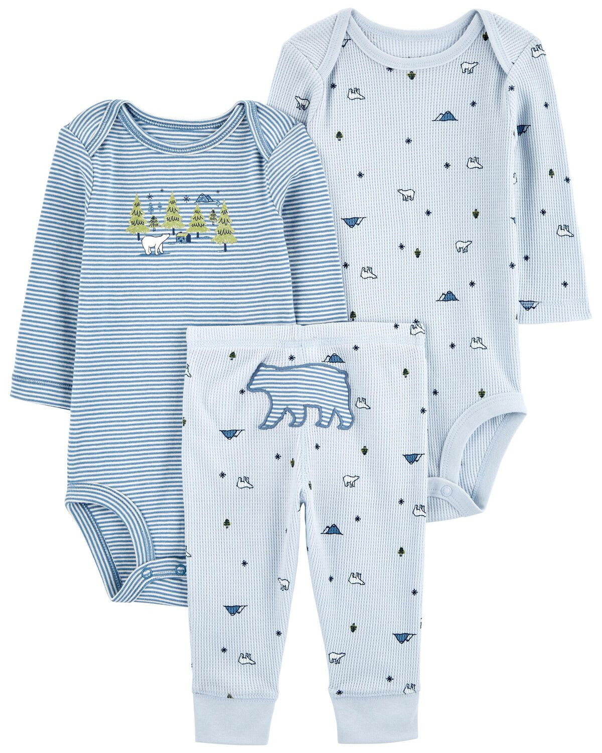 Blue Baby 3-Piece Bear Little Character Set | carters.com | Carter's