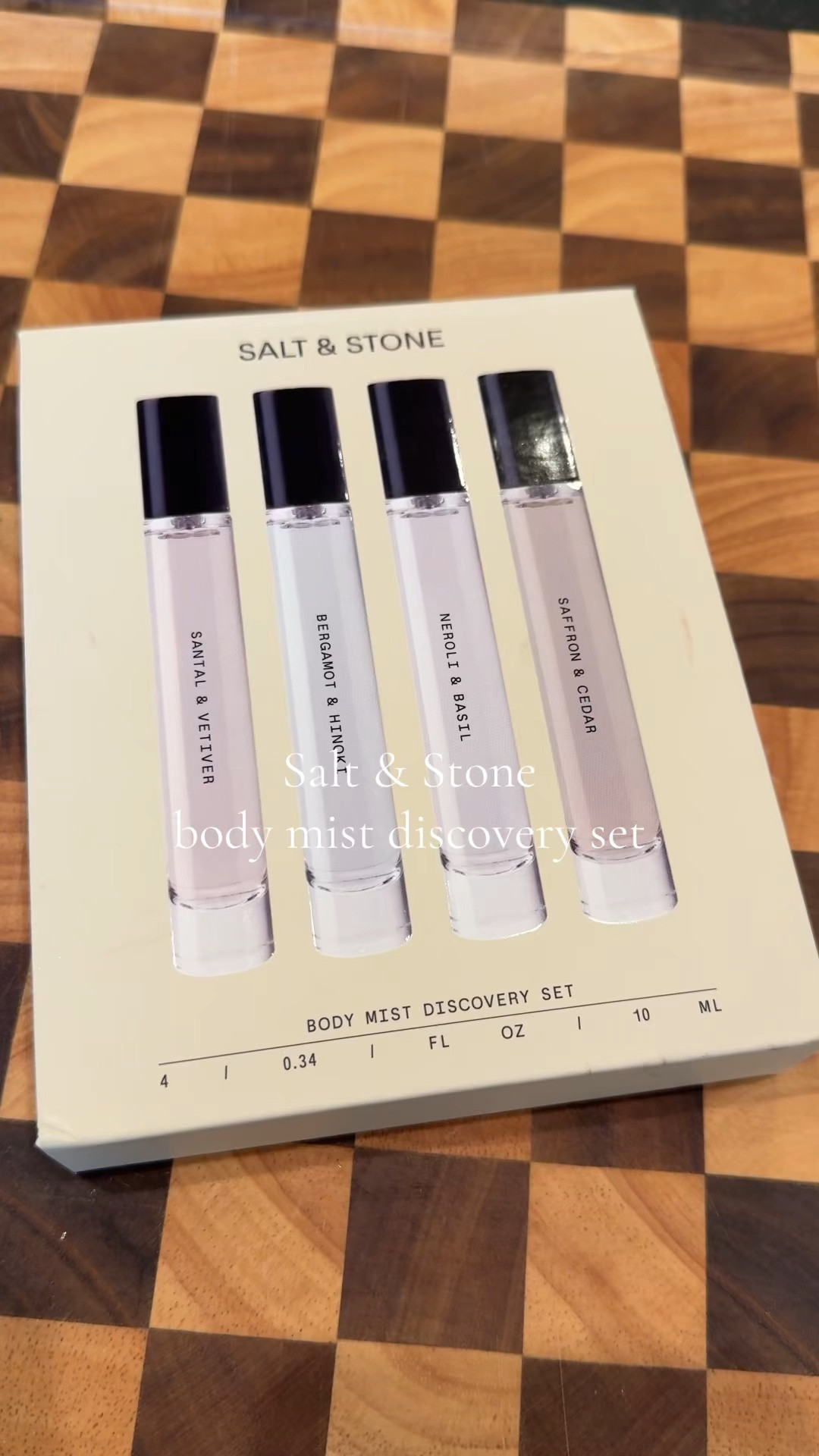 I cannot choose a favorite scent from Salt & Stone and now I don’t have to! This set contains 4 of their signature scents in a generous 10ml size. This would make a perfect gift too!