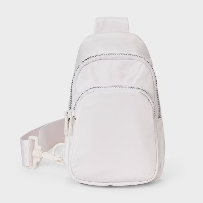Girls' Sling Crossbody Bag - art class™ Cream | Target