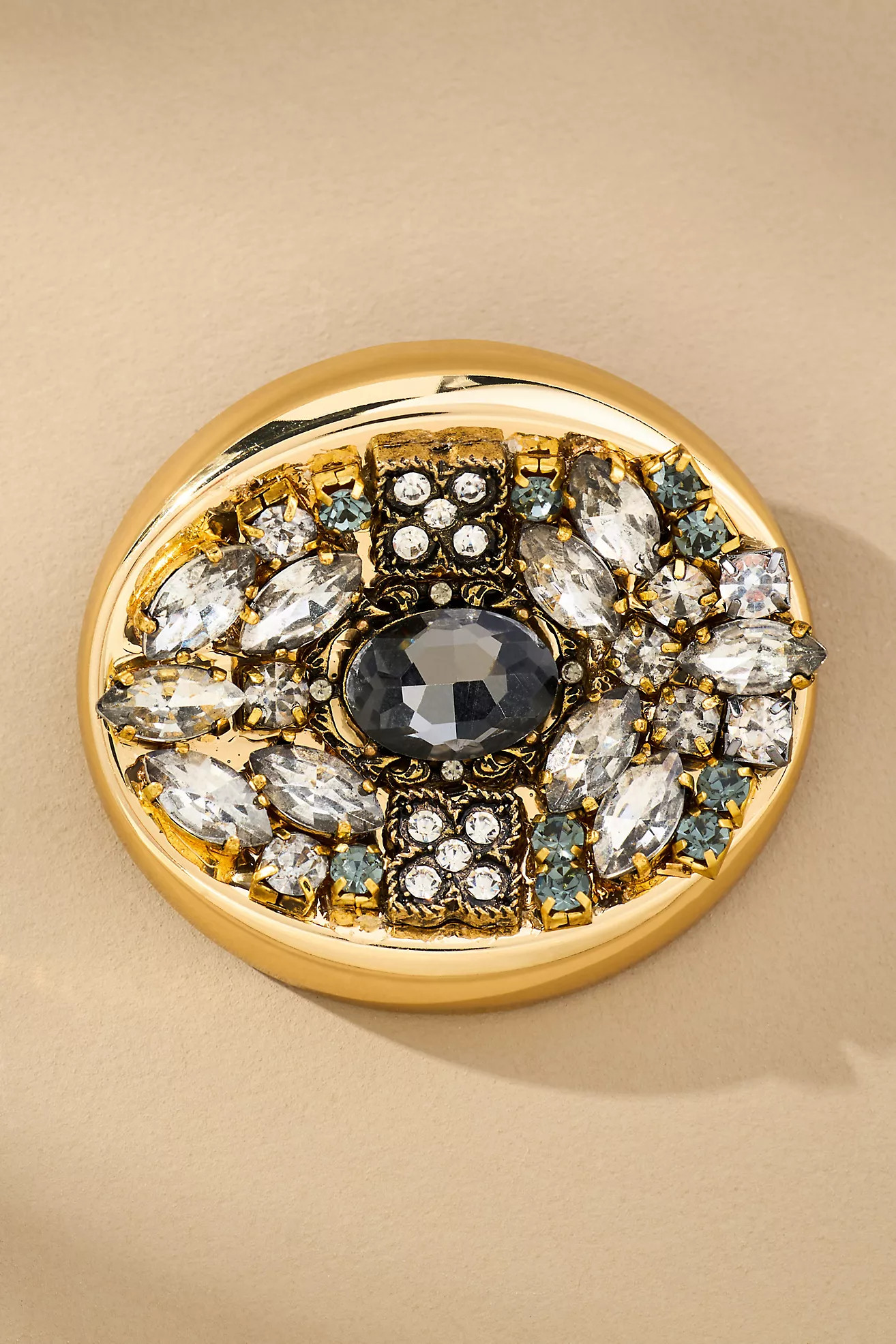 Mosaic Crystal Brooch | Anthropologie (US)