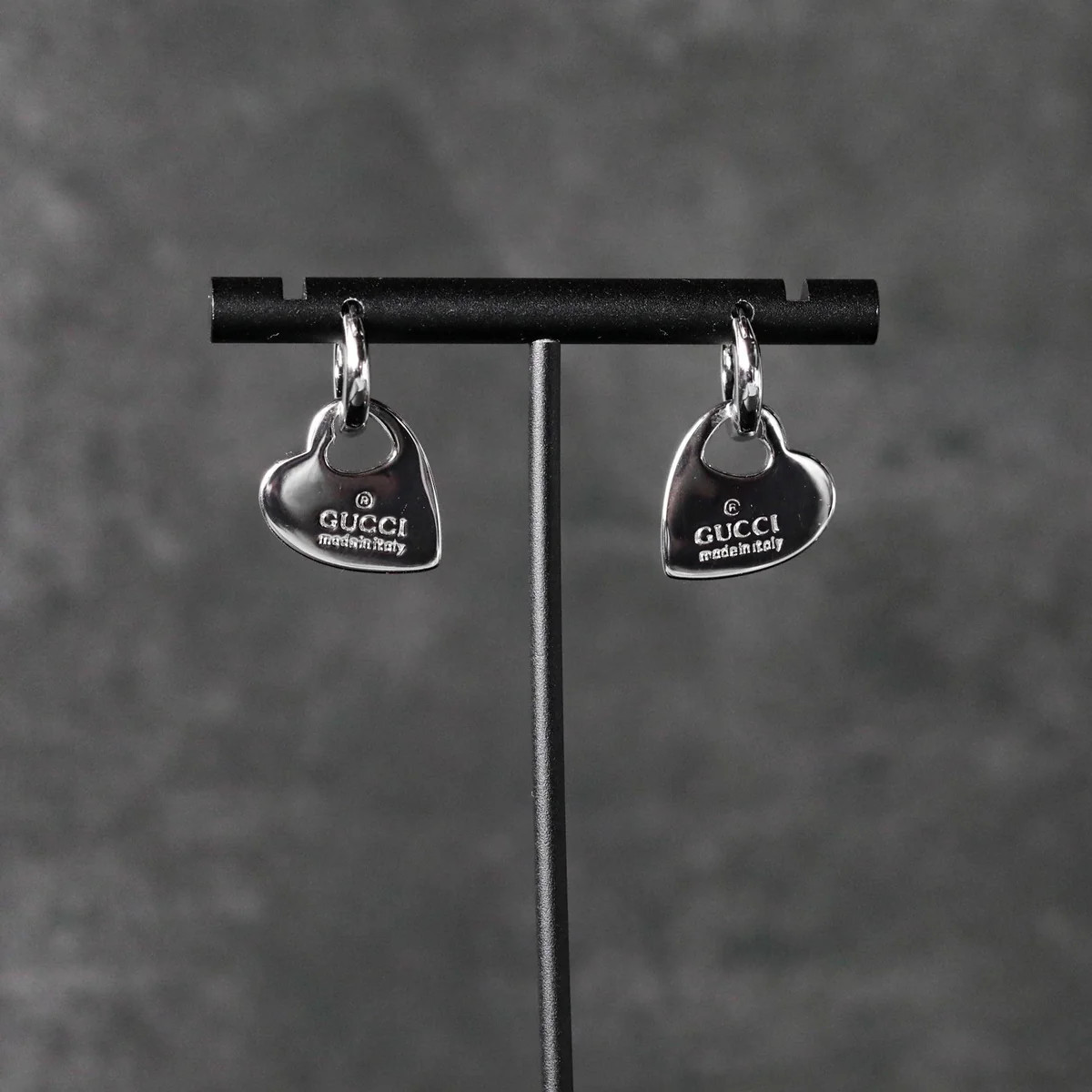 Metal Hearts Hoop Earrings - Ahava J | Ahava Jewels
