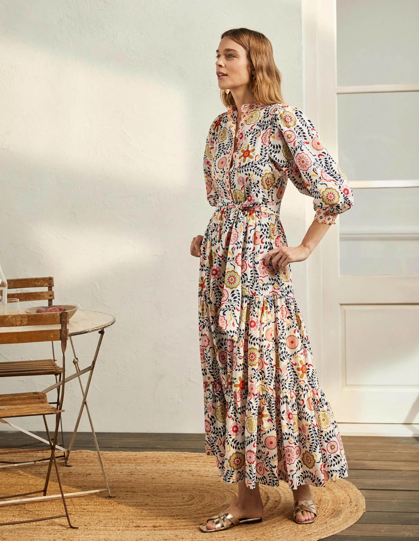 Ava Tiered Maxi Dress | Boden (US)