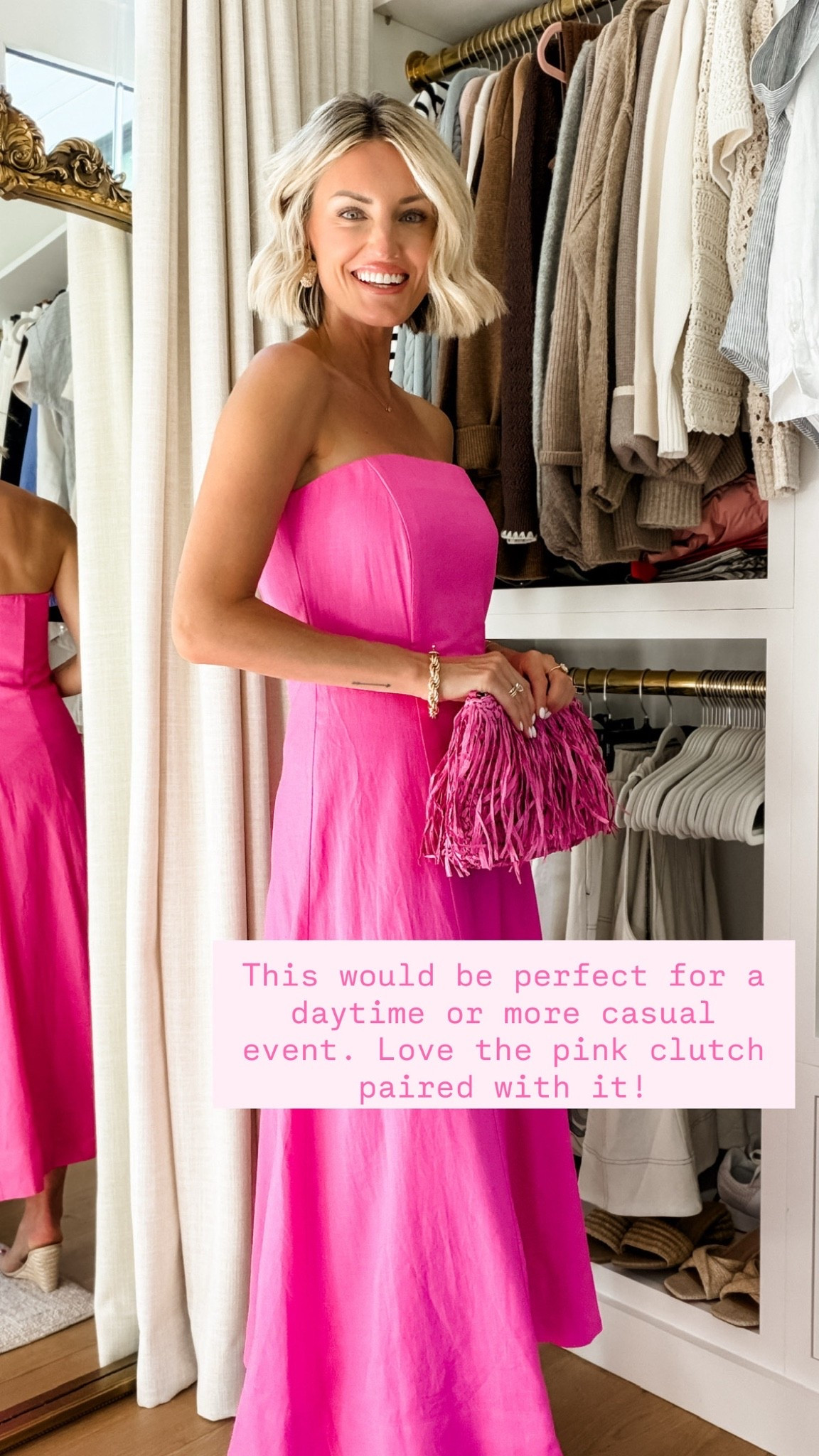 How fun is this strapless pink dress?! Currently on sale 👏🏼 wearing size 0.

Loverly Grey, Ann Taylor, pink strapless dress, sale alert

#LTKootd #LTKSeasonal #LTKSaleAlert