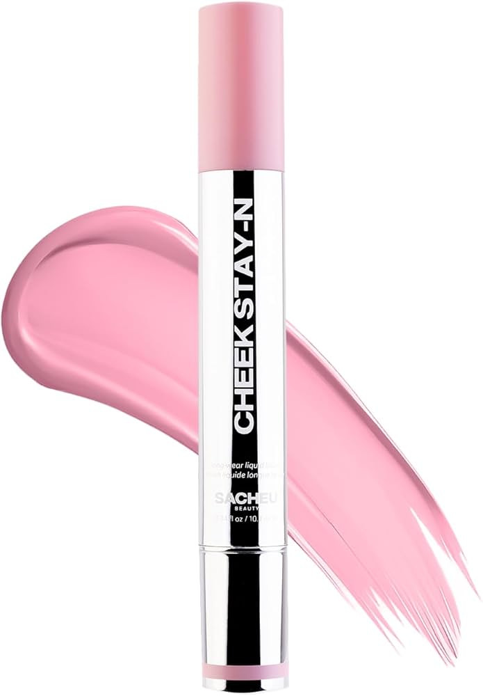 Sacheu Cheek STAY-N Liquid Blush for Cheeks — High Pigment, Buildable, Lightweight Cream Blush ... | Amazon (US)