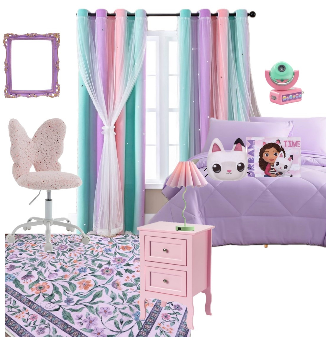 Gabby Cat Bedroom 🩷

#LTKHome #LTKKids #LTKFamily