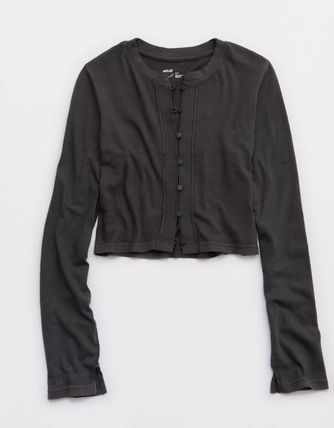 Aerie Happy Snit Cardi T-Shirt | Aerie