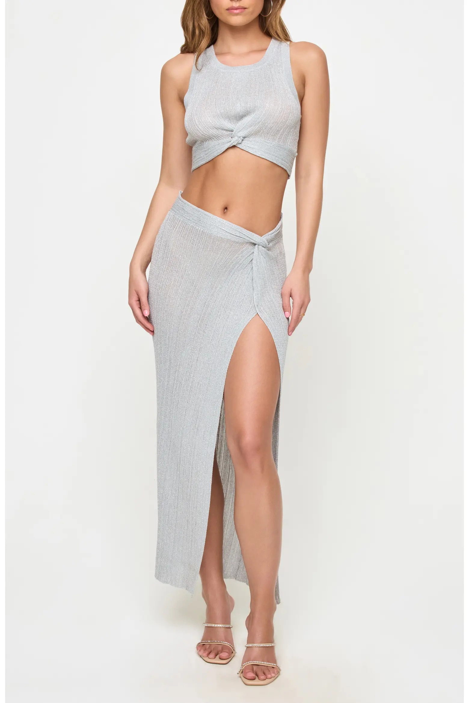 LSPACE Heart of Gold Metallic Crop Cover-Up Top (Women) | Nordstromrack | Nordstrom Rack