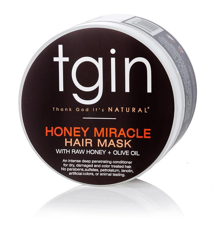 tgin Honey Miracle Hair Mask for Natural, Dry, Curly Type 3c and 4c Hair - 12 oz - Deep Condition... | Amazon (US)