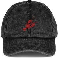 Lobster Cap Hat | Embroidered On Vintage Washed Out Style Baseball Hat, Cute Unisex Cotton Cap, Sea Lovers Gift | Etsy (US)