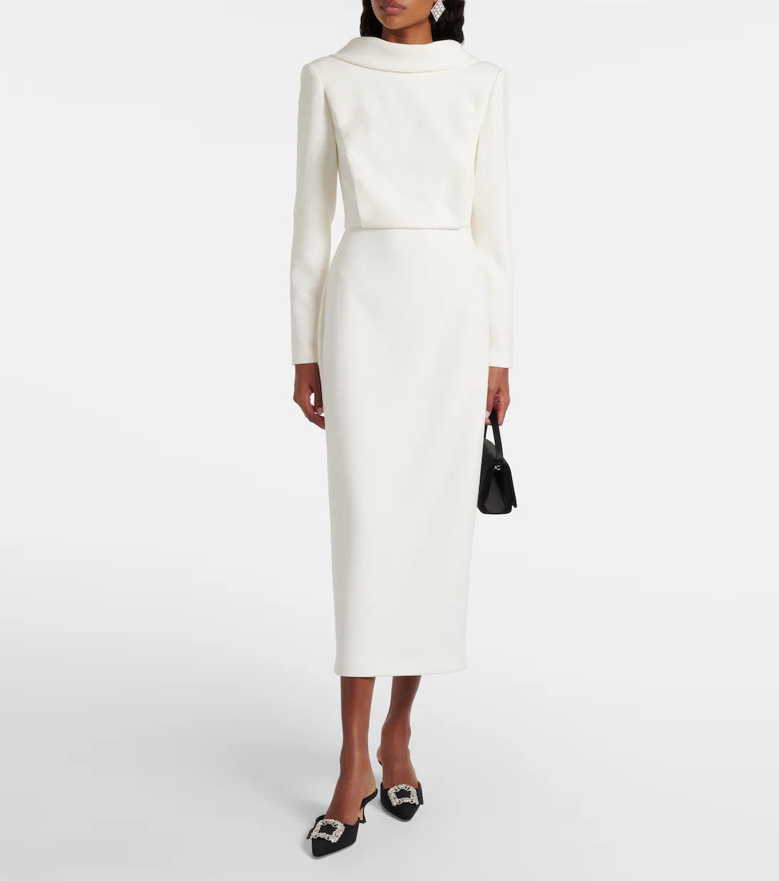Cr\u00eape midi dress | Mytheresa (US/CA)
