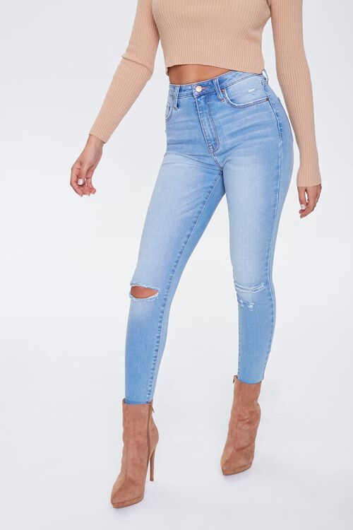Distressed High-Rise Jeans | Forever 21 (US)