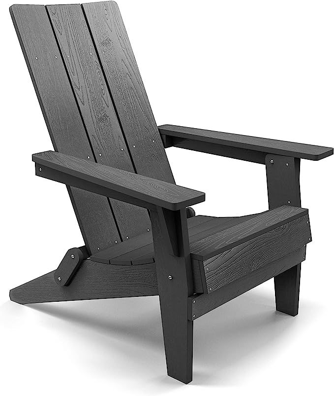 YEFU Folding Modern Adirondack Chair Plastic, 1s Expand/Store Upgrade Unlocked Weather-Resistant,... | Amazon (US)