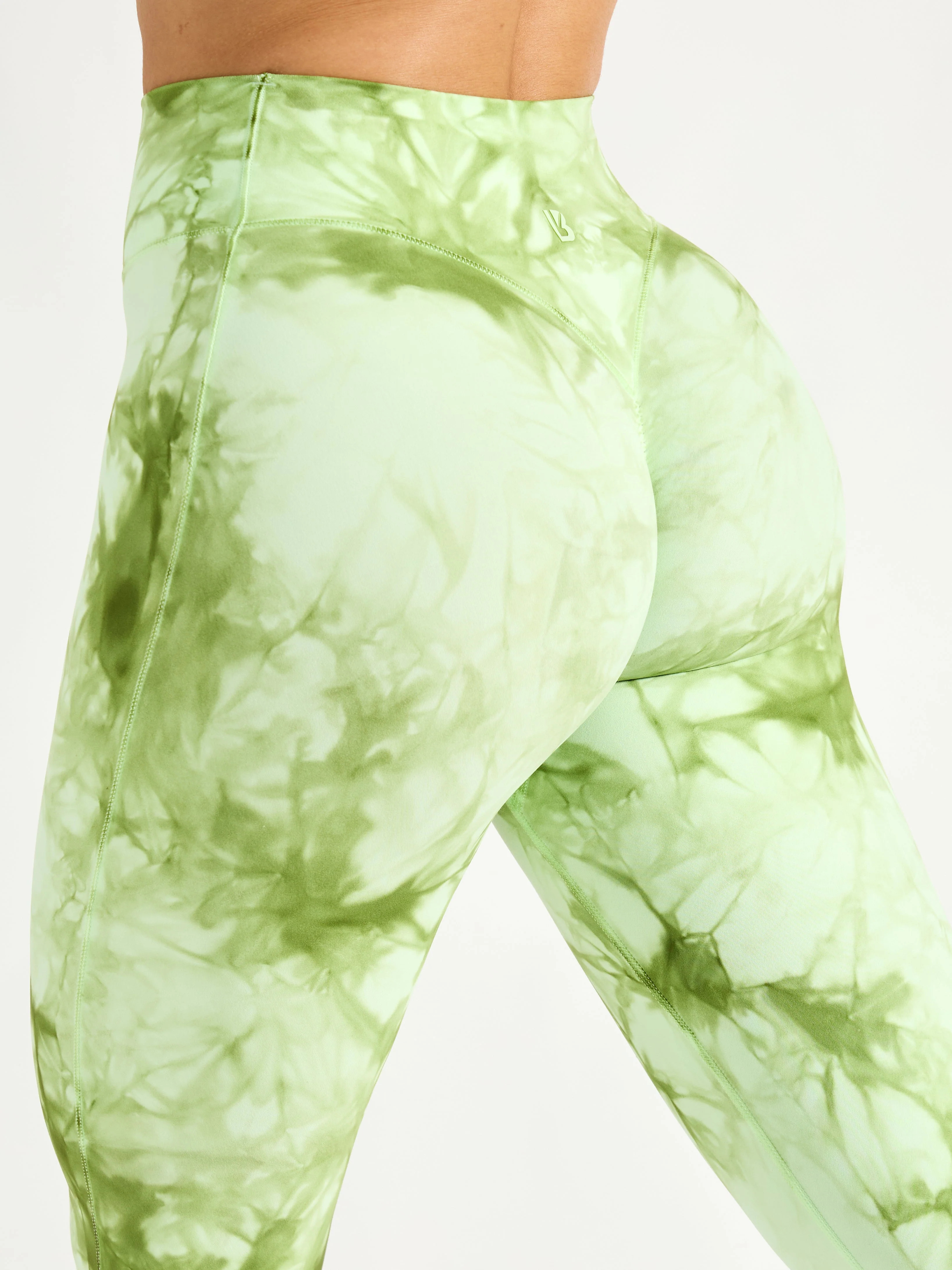 Aggressive Scrunch Legging - Honeydew Tie Dye | Buffbunny