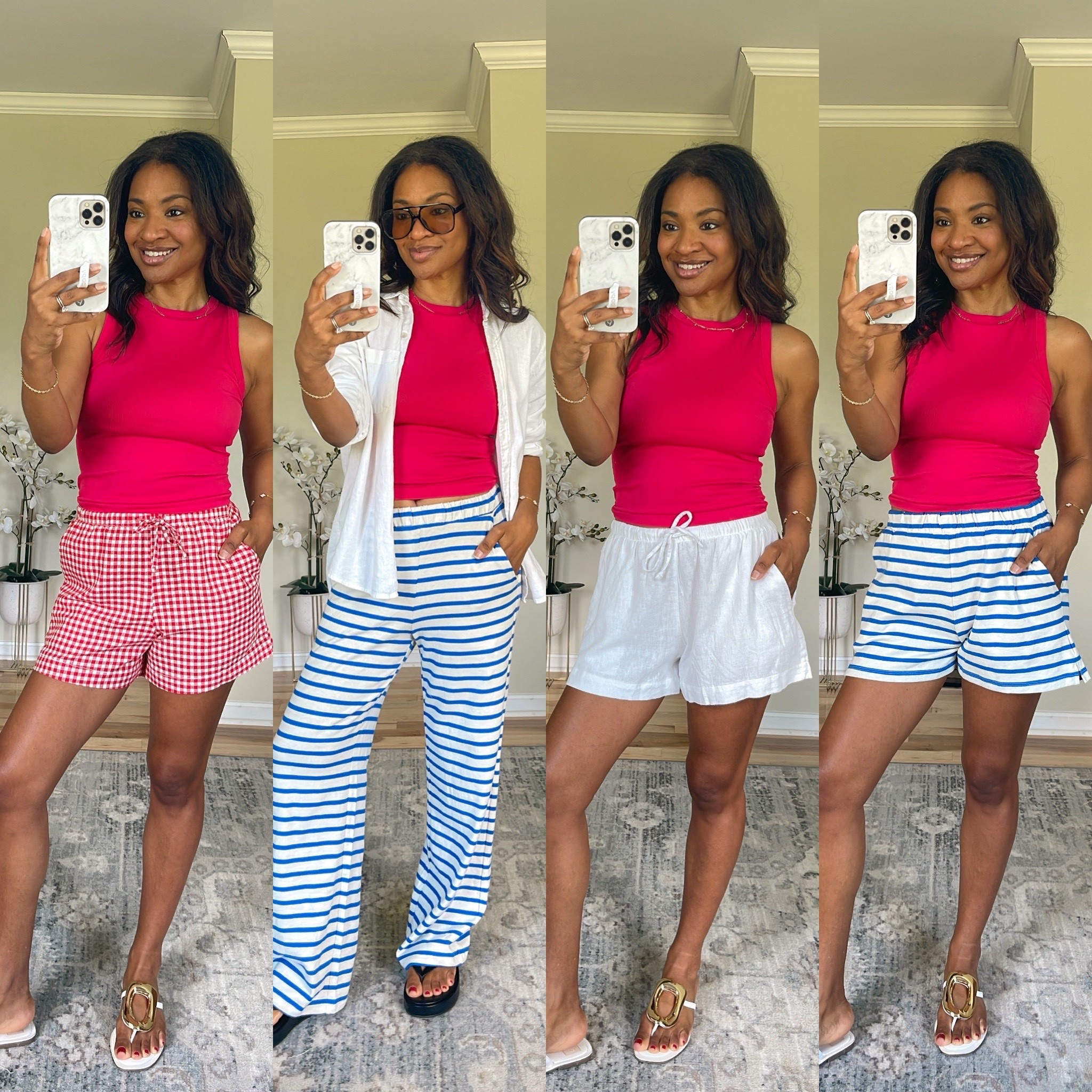 Easy Memorial Day outfits that can be worn all Summer!

#LTKOver40 #LTKgrwm #LTKootd
