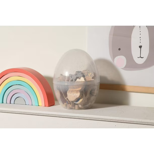 Way to Celebrate, Plastic Clear Glitter Egg, Clear glitter egg | Walmart (CA)