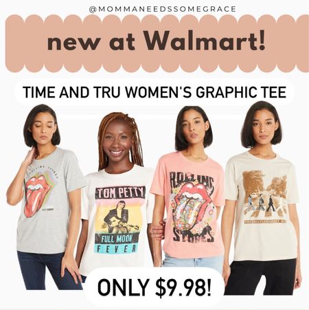 New graphic tees at Walmart! 

#LTKsalealert #LTKfindsunder100 #LTKstyletip