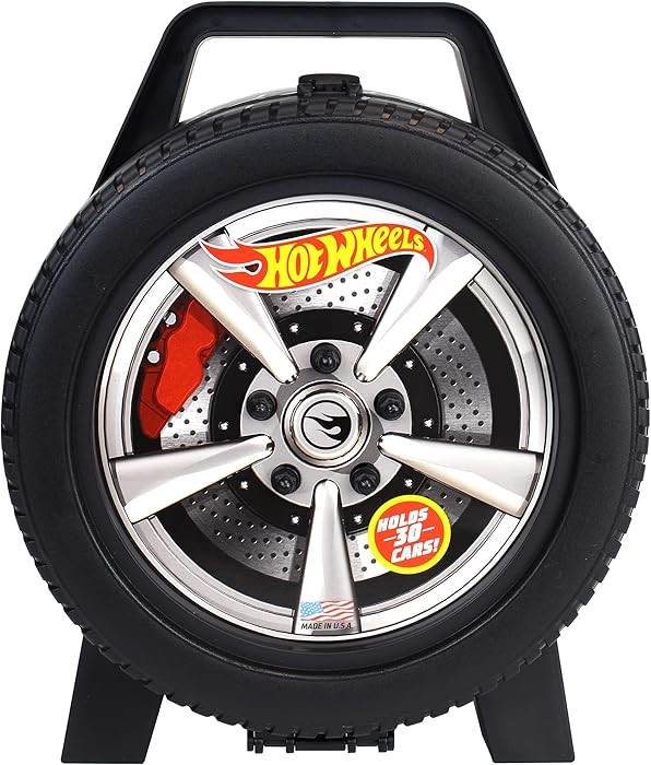Hot Wheels 30-Car Storage Case – Organizer with Handle for 1:64 Die-Cast Cars, Portable Travel ... | Amazon (US)
